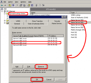 dns changes