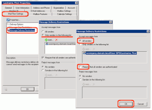 fixing disabled mailboxes in exchange