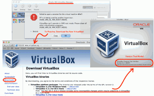Apple virtualbox error