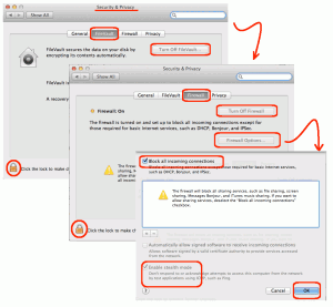 filevault and firewall