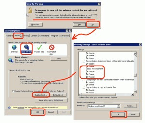 IE8 error message