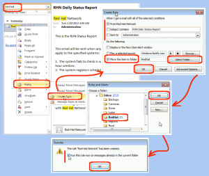 Create Exchange email rules