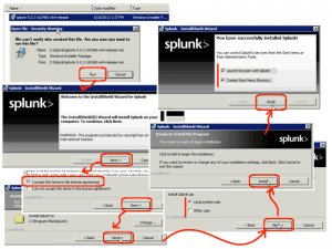 Installing splunk on windows