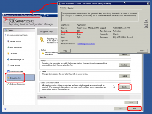 SQL error reporting