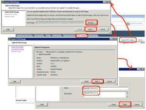 first steps to upgrading a vmware host