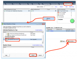 VMware host upgrade