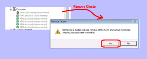 Remove Cluster