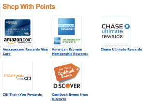 credit card points amazon